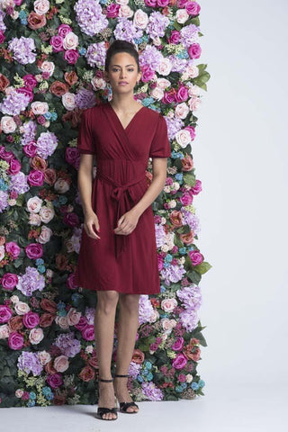 Merona Deep Maroon Summer Dress - Women Dresses - yz-buyer.myshopify.com