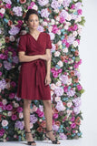 Merona Deep Maroon Summer Dress - Women Dresses - yz-buyer.myshopify.com