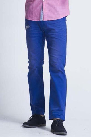 Norton Motorcycles Regular Fit, Straight Cut Bright Blue Jeans - Mens Jeans - yz-buyer.myshopify.com