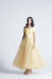 Lemon Yellow Ball Gown - Women Dresses - yz-buyer.myshopify.com