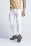 Skinny Fit AKM Brand Jeans - White - Mens Jeans - yz-buyer.myshopify.com