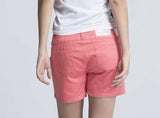 New Diva Star Colombian levanta 8.5'' rise push up jean shorts - Coral Red - Women Shorts - yz-buyer.myshopify.com