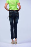 Oririn Lived-in Look, Slim-fit Jeans - Royal Blue - Women Jeans - yz-buyer.myshopify.com