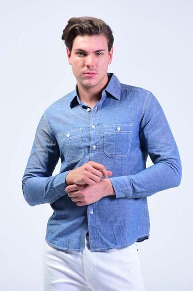 Soisam Smart Casual slim-fit Full Sleeve Shirt - Men Shirts - yz-buyer.myshopify.com