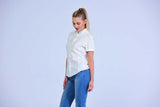 Short sleeve fitted formal shirt - Yellow Quartz - Women Shirts - yz-buyer.myshopify.com