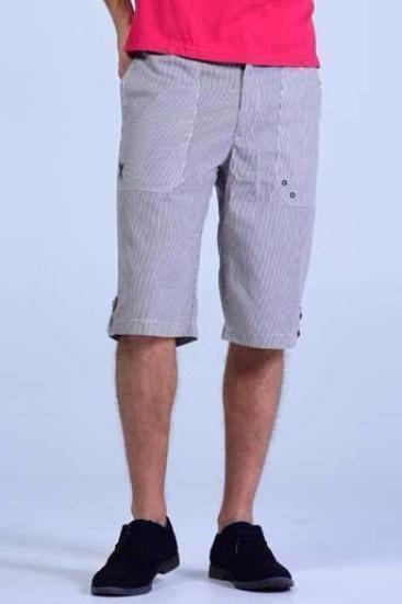 Marc Ecko Cut & Sew Stripes Shorts - Brown striped - Men Shorts - yz-buyer.myshopify.com