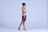 Paisley Print Halter Neck  Shift Dress - Women Dresses - yz-buyer.myshopify.com