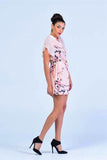 Peach Sakura Blossoms Summer Dress - Women Dresses - yz-buyer.myshopify.com