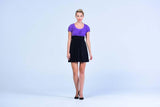 Speechless Mauve& Black Knit Skater Dress - Women Dresses - yz-buyer.myshopify.com