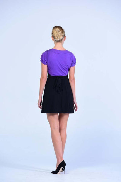 Speechless Mauve& Black Knit Skater Dress - Women Dresses - yz-buyer.myshopify.com