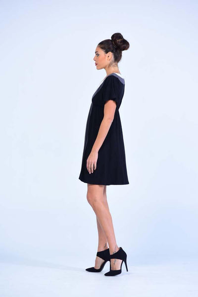 Speechless Kimono Sleeve Knit Black Short Dress - Women Dresses - yz-buyer.myshopify.com