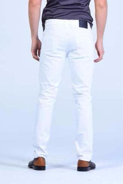 Victorious Taper Fit Jeans - White - Mens Jeans - yz-buyer.myshopify.com