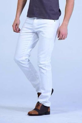 Victorious Taper Fit Jeans - White - Mens Jeans - yz-buyer.myshopify.com