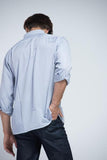 Uomo Moda Full sleeve shirt - Silver Grey - Men Shirts - yz-buyer.myshopify.com